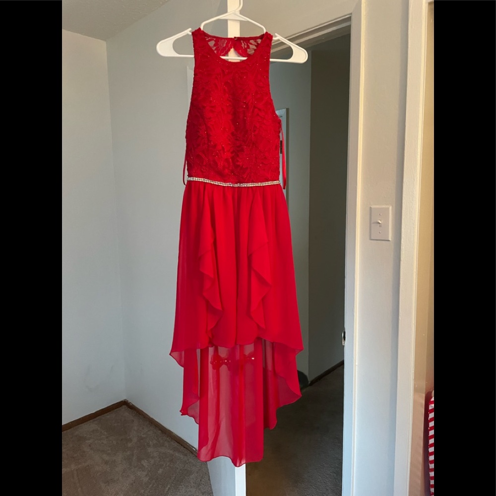 Used only for one hour. Red. Small size